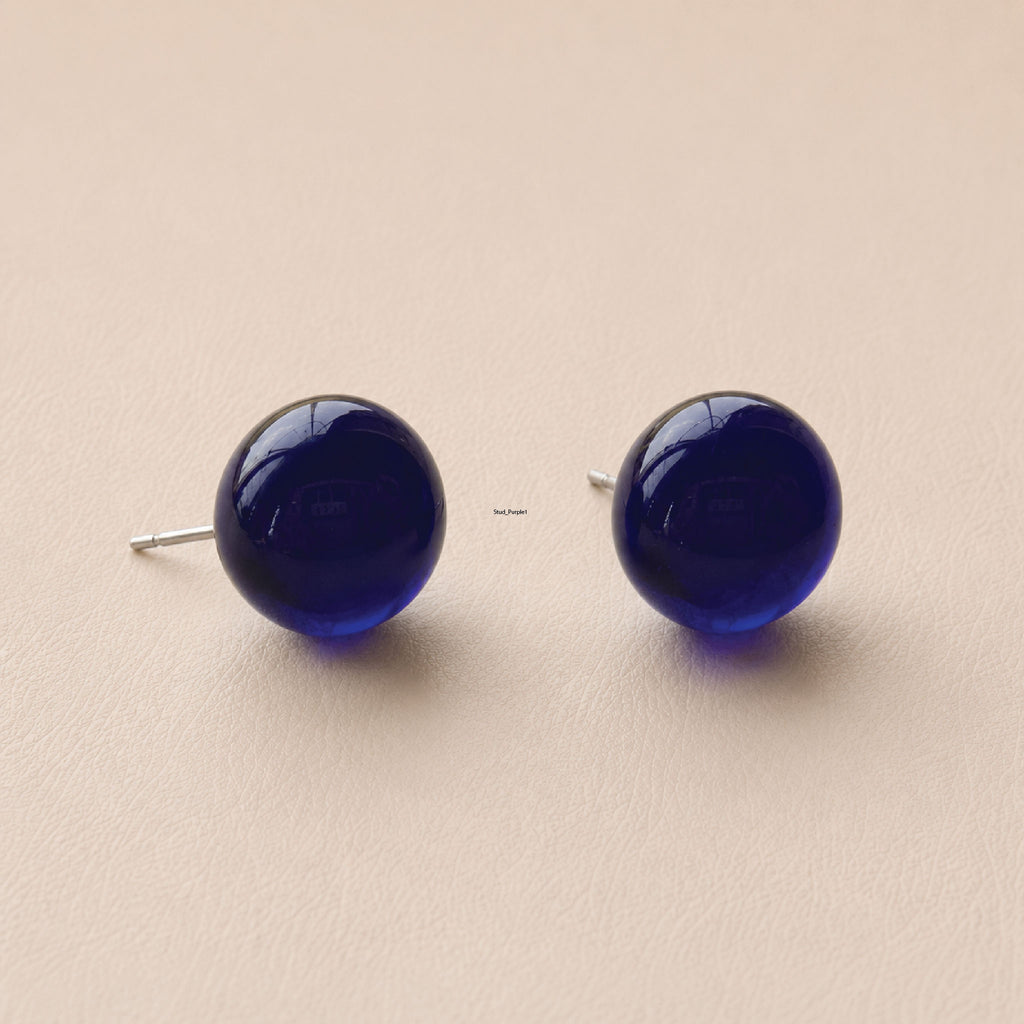 Waterford Whiskey Glass Stud Earrings