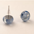 Whiskey Glass Swirl Stud Earrings
