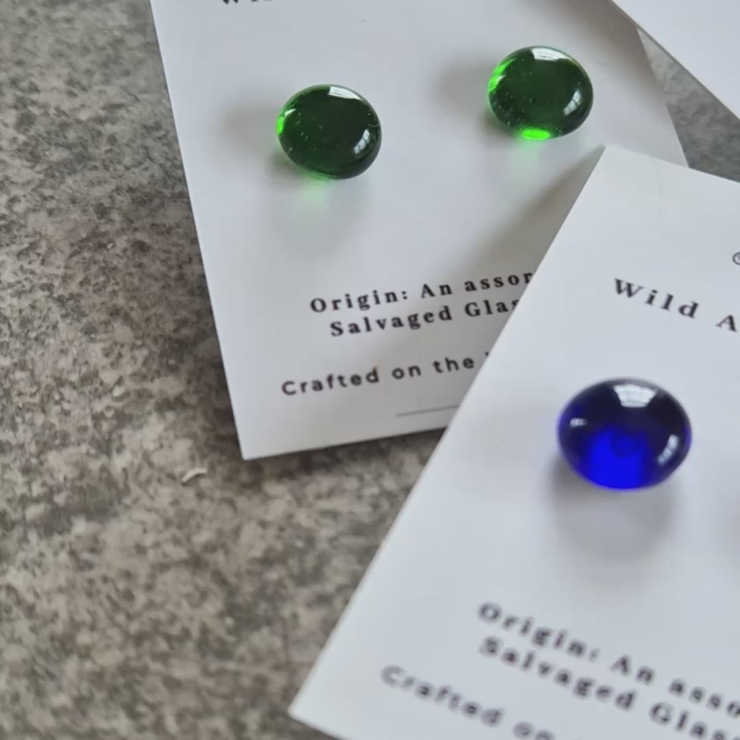 Wine Glass Stud Earrings